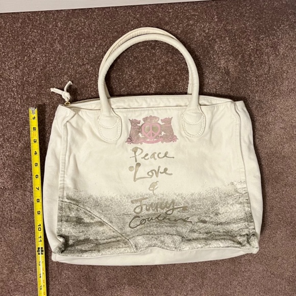 Vintage Juicy Couture Canvas Tote Bag - Picture 10 of 12